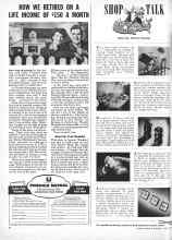 Better Homes & Gardens April 1946 Magazine Article: SHOP TALK