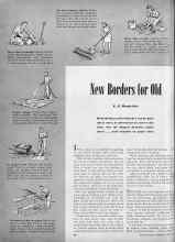 Better Homes & Gardens April 1946 Magazine Article: New Borders for Old