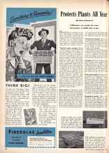 Better Homes & Gardens April 1946 Magazine Article: Protects Plants All Year