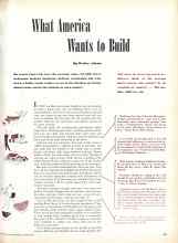 Better Homes & Gardens June 1946 Magazine Article: What America Wants to Build