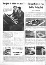 Better Homes & Gardens June 1946 Magazine Article: For Heat Waves to Come, Build a Wading Pool