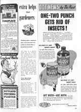 Better Homes & Gardens June 1946 Magazine Article: extra helps for gardeners