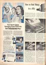 Better Homes & Gardens June 1946 Magazine Article: How to Find Things in a Jiffy