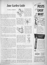 Better Homes & Gardens June 1946 Magazine Article: June Garden Guide