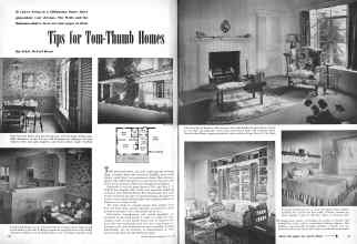 Better Homes & Gardens June 1946 Magazine Article: Tips for Tom-Thumb Homes