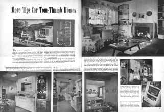 Better Homes & Gardens June 1946 Magazine Article: More Tips for Tom-Thumb Homes