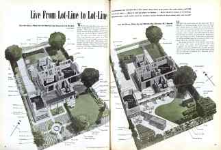 Better Homes & Gardens June 1946 Magazine Article: Live From Lot-Line to Lot-Line
