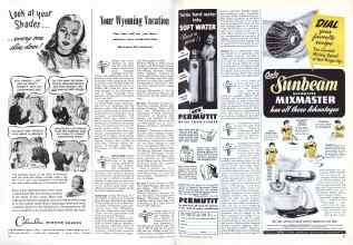 Better Homes & Gardens June 1946 Magazine Article: Your Wyoming Vacation