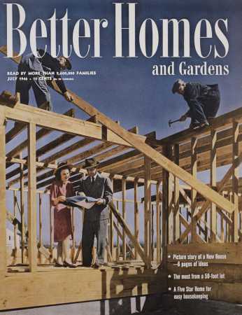 Better Homes & Gardens July 1946 Magazine Cover
