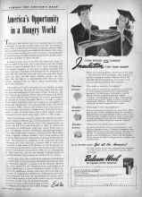 Better Homes & Gardens July 1946 Magazine Article: America's Opportunity in a Hungry World