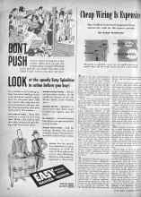 Better Homes & Gardens July 1946 Magazine Article: Cheap Wiring Is Expensive