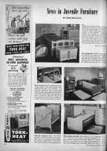 Better Homes & Gardens July 1946 Magazine Article: News in Juvenile Furniture