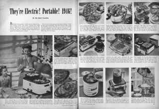 Better Homes & Gardens July 1946 Magazine Article: They're Electric! Portable! 1946!