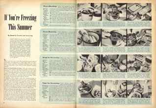 Better Homes & Gardens July 1946 Magazine Article: If You're Freezing This Summer