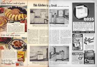 Better Homes & Gardens July 1946 Magazine Article: This Kitchen a Break