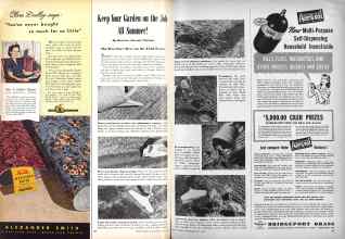 Better Homes & Gardens July 1946 Magazine Article: Keep Your Garden on the Job All Summer!