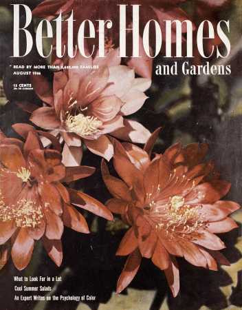 Better Homes & Gardens August 1946 Magazine Cover