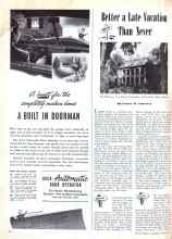 Better Homes & Gardens August 1946 Magazine Article: Better a Late Vacation Than Never