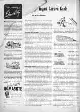 Better Homes & Gardens August 1946 Magazine Article: August Garden Guide