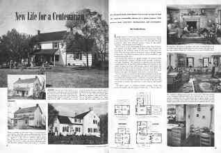 Better Homes & Gardens August 1946 Magazine Article: New Life for a Centenarian