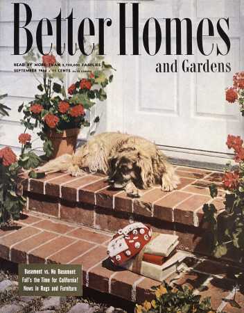 Better Homes & Gardens September 1946 Magazine Cover
