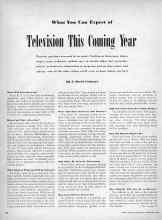 Better Homes & Gardens September 1946 Magazine Article: Television This doming Year
