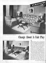Better Homes & Gardens September 1946 Magazine Article: Change About Is Fair Play