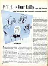Better Homes & Gardens September 1946 Magazine Article: P-f-f-f t! to Funny Ruffles