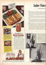Better Homes & Gardens September 1946 Magazine Article: Gather Winter Bouquets Now