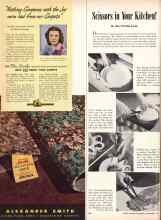 Better Homes & Gardens September 1946 Magazine Article: Scissors in Your Kitchen!
