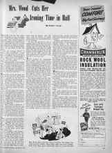 Better Homes & Gardens September 1946 Magazine Article: Mrs. Wood Cuts Her Ironing Time in Half