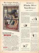 Better Homes & Gardens September 1946 Magazine Article: THE DAIRY OF A Plain Dirt Gardener