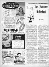 Better Homes & Gardens September 1946 Magazine Article: How I Maneuver My Husband