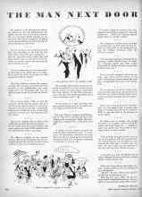 Better Homes & Gardens September 1946 Magazine Article: THE MAN NEXT DOOR