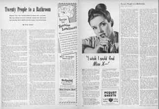 Better Homes & Gardens September 1946 Magazine Article: Twenty People to a Bathroom