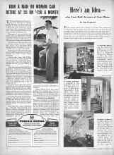Better Homes & Gardens October 1946 Magazine Article: Here's an Idea-- for Your Hall. Keynote of Your Home