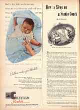 Better Homes & Gardens October 1946 Magazine Article: How to Sleep on a Studio Couch