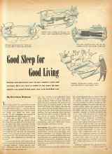 Better Homes & Gardens October 1946 Magazine Article: Good Sleep for Good Living