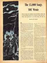 Better Homes & Gardens October 1946 Magazine Article: The 15,000 Songs YOU Wrote