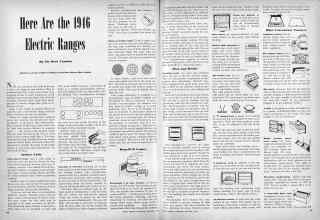 Better Homes & Gardens October 1946 Magazine Article: Here Are the 1946 Electric Ranges