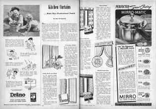 Better Homes & Gardens October 1946 Magazine Article: Kitchen Curtains