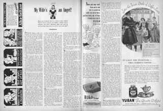 Better Homes & Gardens October 1946 Magazine Article: My Wife's an Angel!