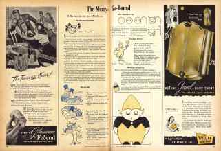 Better Homes & Gardens October 1946 Magazine Article: The Merry Go-Round