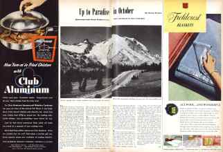 Better Homes & Gardens October 1946 Magazine Article: Up to Paradise in October