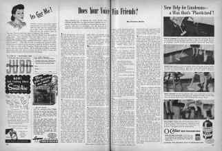 Better Homes & Gardens October 1946 Magazine Article: Does Your Voice Win Friends?