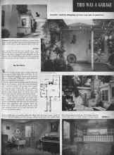 Better Homes & Gardens November 1946 Magazine Article: THIS WAS A GARAGE