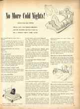 Better Homes & Gardens November 1946 Magazine Article: No More Cold Nights!