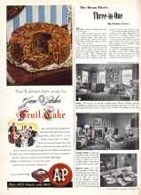 Better Homes & Gardens November 1946 Magazine Article: The Room That's Three-in-One