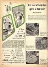 Better Homes & Gardens November 1946 Magazine Article: Ever Know a Pastry Brash Speeds So Many Jobs?