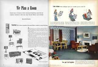 Better Homes & Gardens November 1946 Magazine Article: We Plan a Room